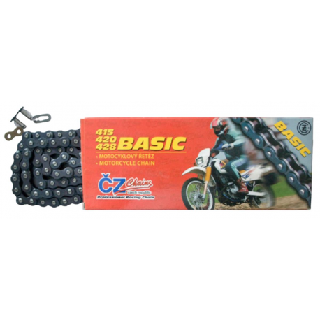 CZ 2023/10 ŁAŃCUCH NAPĘDOWY 428 BASIC (428S) (122 OGNIWA) (19,2 KN) + ZAPINKA