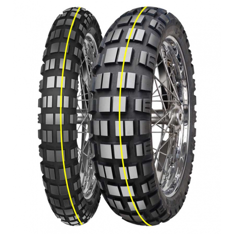 MITAS OPONA 140/80B17 E-10 69T TL DAKAR (ŻÓŁTY PASEK) TYŁ DOT 16/2023 (24424)