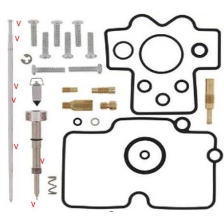 BEARING WORX 2023/04 ZESTAW NAPRAWCZY GAŹNIKA HONDA CRF 250R '08, (26-1442)