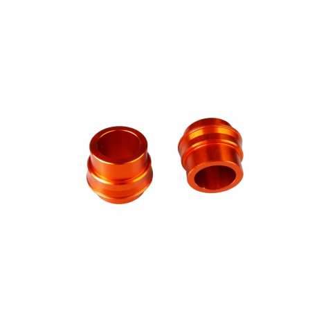 SCAR RACING TULEJKI KOŁA PRZEDNIEGO KTM 125 - 450 SX / SXF '15-'23, 125 - 500 EXC / EXCF / TPI '16-'23 KOLOR POMARAŃCZOWY