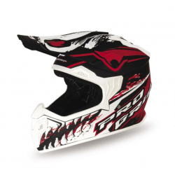 PROGRIP 2024/01 KASK DZIECIĘCY PG3009 JUNIOR/KID KOLOR BIAŁY/CZERWONY/CZARNY MAT ROZM. M (3009-149)
