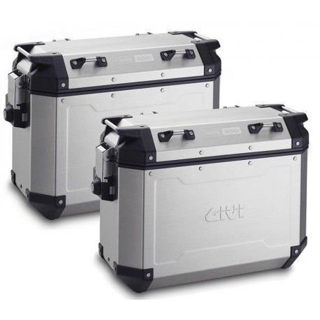 GIVI 2024/02 KUFER BOCZNY TREKKER OUTBACK ALU (PARA 2SZTUKI) (37LT)