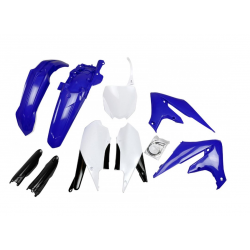 UFO 2024/01 KOMPLET PLASTIKÓW Z OSŁONAMI TELESKOPÓW (AMORTYZATORÓW) YAMAHA YZF 250 '19-'23, YZF 450 '18-'22 KOLOR OEM NIEBIESKI