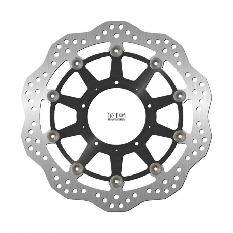 NG 2023/12 TARCZA HAMULCOWA PRZÓD HONDA CB 1100 '17-'21 (ALUMINIOWE FELGI) (310X94X4,5MM) (5X6,25MM) WAVE PŁYWAJĄCA (ŚRODEK ALUM