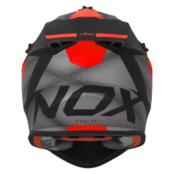 NOX KASK CROSS / OFFROAD N633 FUSION KOLOR CZARNY MAT/CZERWONY ROZMIAR XL (ZAPIĘCIE MIKROMETRYCZNE)