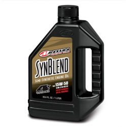 Maxima, motorový olej, polosyntetika SYN BLEND Ester 15W50 1 litr (12) (AKC)