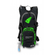 UFO 2024/04 CAMEL BAG (PLECAK) Z SYSTEMEM HYDRACYJNYM (POJ. 2L + PLECAK 5L) (Z POKROWCEM PRZECIWDESZCZOWYM) KOLOR CZARNY - ZIELO