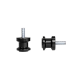 BIKETEC ROLKI (SLIDERY) WKRĘCANE DO WAHACZA M6X1 KOLOR CZARNY (2690166100)