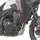 KAPPA 2024/06 GMOLE OSŁONY SILNIKA GÓRNE HONDA NX 500 '24-, CZARNE