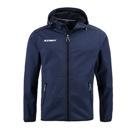 KENNY RACING KURTKA PRZECIWDESZCZOWA SOFTSHELL MODEL CORE NAVY KOLOR NIEBIESKI ROZMIAR L