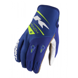 KENNY RACING RĘKAWICE CROSS/ENDURO MODEL TRACK KID/JUNIOR NAVY/NEON YELLOW KOLOR NIEBIESKI/ŻÓŁTY FLUO ROZMIAR L