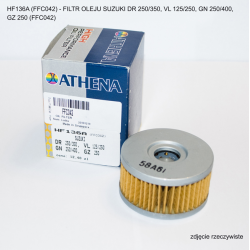 Athena,, olejový filtr, Suzuki DR 250/350, VL 125/250, GN 250/400, GZ 250 (FFC042)