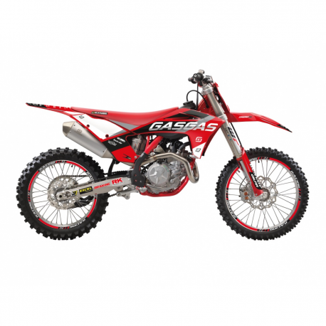 BLACKBIRD KOMPLET NAKLEJEK (OKLEIN) GAS GAS MC/EC '21-'23 (MC/EC ALL MODELS '21-'23) DREAM 5 KOLOR CZERWONY CZARNY BIAŁY