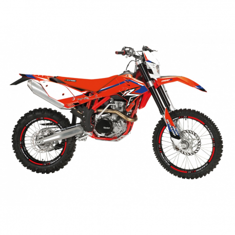 BLACKBIRD KOMPLET NAKLEJEK (OKLEIN) BETA RR 4T '10-'12 DREAM 5 KOLOR POMARAŃCZOWY BIAŁY CZARNY