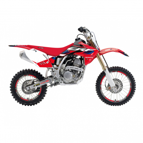 BLACKBIRD KOMPLET NAKLEJEK (OKLEIN) HONDA CRF 150 '07-'24 DREAM 5 KOLOR CZERWONY
