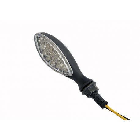 EMGO 2025/02 KIERUNKOWSKAZY LED UNIWERSALNE (PARA) (DŁUGOŚĆ 7 CM / 5,5 CM) KOLOR CZARNY (HOMOLOGACJA)