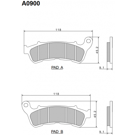 NISSIN KLOCKI HAMULCOWE KH388 PREMIUM SEMI-METALLIC (SPIEK METALICZNY) (ECE R90) (MADE IN JAPAN) (2P-308NS)