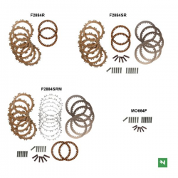 NEWFREN ZESTAW TARCZE SPRZĘGŁOWE Z PRZEKŁADKAMI RACING YAMAHA XP 530 T-MAX '12-'19 XP 560 T-MAX '20-'25 KYMCO AK 550 '17-'25