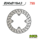 NG, zadní brzdový kotouč, Kawasaki KX 125/250 (03-08), KXF 250 (04-19), 450 (05-19), Suzuki RMZ 250 (04-06) (240X116X4) 4 otvo