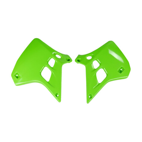 UFO OSŁONY CHŁODNICY KAWASAKI KX 125 '90-'91 KOLOR ZIELONY