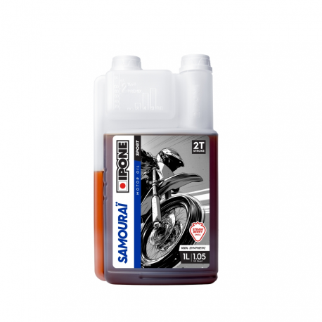 IPONE SAMOURAI 2T OLEJ DO MIESZANKI 100% SYNTETYK 1L TRUSKAWKA- ZASTĘPUJE 800090