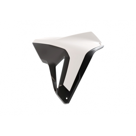 RACETECH (RTECH) 2024/12 RADIATOR SCOOPS WHITE-BLACK HONDA TRANSALP 750 2024 2025