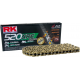 RK, řetěz GB520XRE-108 (XW-RING), nýtovací spojka v balení, zlatá barva