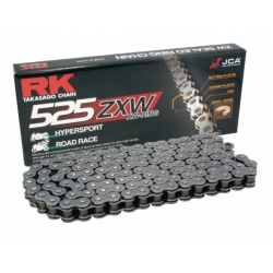 RK ŁAŃCUCH NAPĘDOWY 525ZXW-112 (XW-RING) ZAKUWKA (CLF) W ZESTAWIE KOLOR STANDARD (POJEMNOŚĆ: DO 1300 CCM) (46,4 KN)