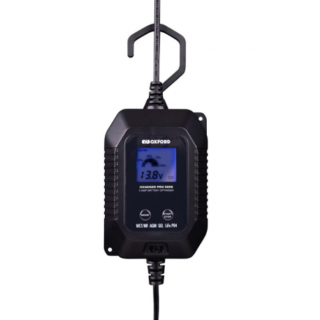 OXFORD ŁADOWARKA DO AKUMULATORÓW MOTOCYKLOWYCH I SAMOCHODOWYCH OXIMISER PRO 5000