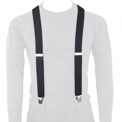 OXFORD SZELKI PRZYPINANE DO SPODNI SLIM (WĄSKIE - 35MM) KOLOR CZARNY