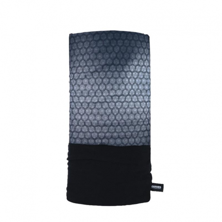 OXFORD KOŁNIERZ OCIEPLAJĄCY SNUG PRISMATIC GREY KOLOR CZARNY/SZARY