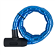 OXFORD ZABEZPIECZENIE ANTYKRADZIEŻOWE WZMOCNIONE BARIIER ARMOURED CABLE 1.4mx25mm (ZAMKNIĘCIE NA KLUCZ) KOLOR NIEBIESKI