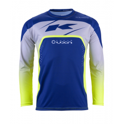 Kenny, dres Cross/Enduro, model Track Focus Navy, barva modrá/šedá/žlutá, velikost XXXL