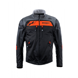 Kenny, bunda Adventure/Enduro, model Softshell Black/Orange, barva černá/oranžová/šedá, velikost M