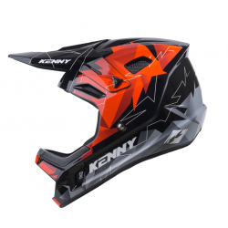 KENNY RACING KASK ROWEROWY MTB DECADE GRAPHIC SMASH RED KOLOR CZERWONY ROZMIAR L (MIPS)