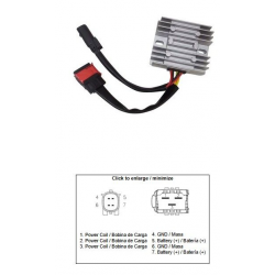 DZE REGULATOR NAPIĘCIA ROYAL ENFIELD 650 INTERCEPTOR CONTINENTAL 650GT MOFSET (OEM 148239/E) (35A)
