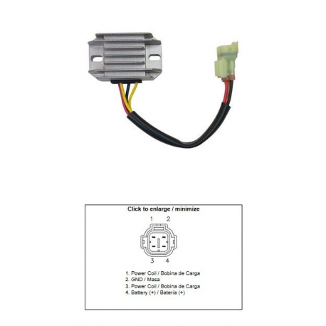 DZE REGULATOR NAPIĘCIA SUZUKI RMZ 250 '10-'17 RMZ 450 '08-'17 (32800-28H00) (12A)