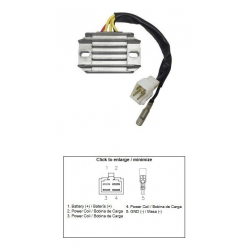 DZE REGULATOR NAPIĘCIA SUZUKI LT 230 QUAD RUNNER '87-'93 (32800-35B00)