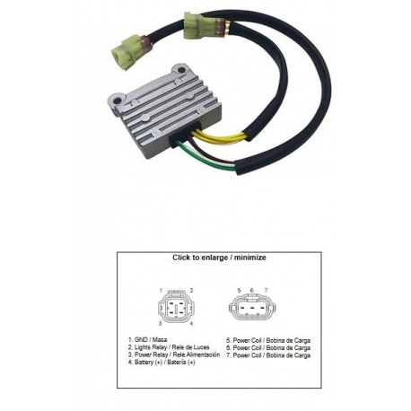 DZE REGULATOR NAPIĘCIA KTM 125/150/250/300/350/450/400 EXC/EXC-F/XC/XC-W/XCF-W '17-'23 HUSQVARNA 150/250/300/350/450/501 FE/TE/T