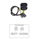 DZE, regulátor napětí, Kawasaki KVF 300 BRUTE FORCE '12-'18 (21066-Y002)