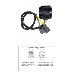 DZE REGULATOR NAPIĘCIA KAWASAKI KVF 300 BRUTE FORCE '12-'18 (21066-Y002)