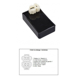 DZE MODUŁ ZAPŁONU CDI HONDA NX 500 DOMINATOR '88-'99 NX 650 DOMINATOR '88-'99 XR 650L '93-'20 (30410-MN9-000)