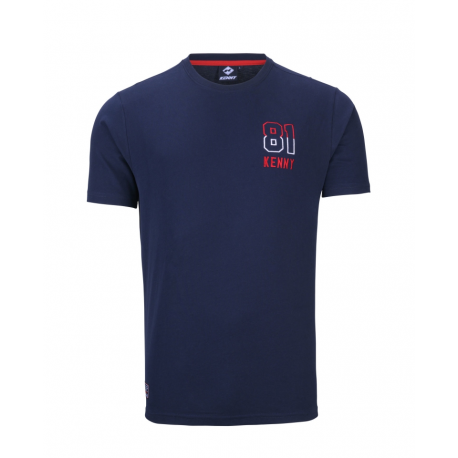 KENNY RACING KOSZULKA T-SHIRT SUZUKA NAVY KOLOR NIEBIESKI/CZERWONY ROZMIAR M