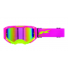 KENNY RACING GOGLE PERFORMANCE EVO 2 NEON PINK- LUSTRO KOLOR RÓŻOWY/ ŻÓŁTY FLUO
