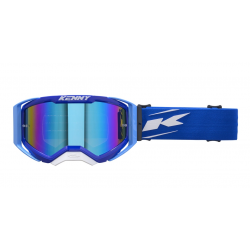 KENNY RACING GOGLE PERFORMANCE EVO 2 WHITE BLUE MIRROR-LUSTRO KOLOR BIAŁY/NIEBIESKI