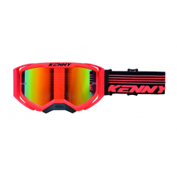 KENNY RACING GOGLE PERFORMANCE EVO 2 NEON ORANGE LUSTRO KOLOR POMARAŃCZOWY FLUO/CZARNY