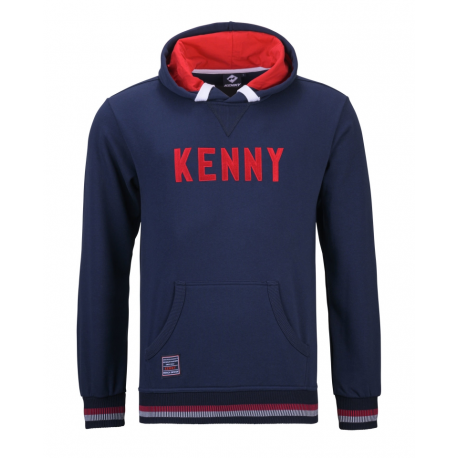 KENNY RACING BLUZA Z KAPTUREM SUZUKA KOLOR NIEBIESKI/CZERWONY ROZMIAR M