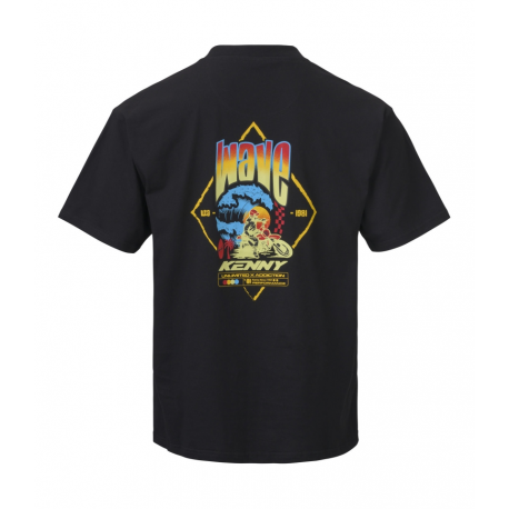 KENNY RACING KOSZULKA T-SHIRT WAVE OVERSIZE BLACK KOLOR CZARNY ROZMIAR M