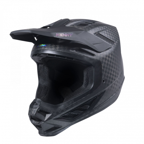 KENNY RACING KASK CROSS/ENDURO TITANIUM BIG CARBON MATT HOLOGRAPHIC KOLOR CZARNY ROZMIAR L
