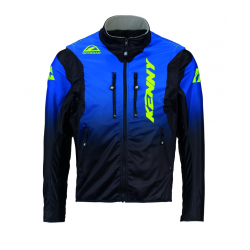 KENNY RACING KURTKA ADVENTURE/ENDURO SOFTSHELL BLUE NEON YELLOW KOLOR NIEBIESKI/ ŻÓŁTY NEON ROZMIAR L